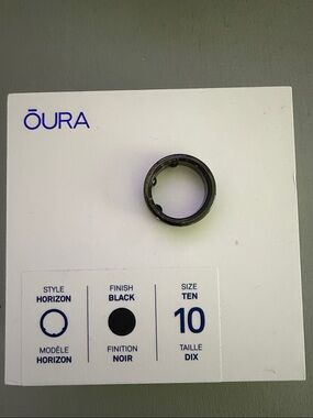 Oura Horizon Smart Ring in Black